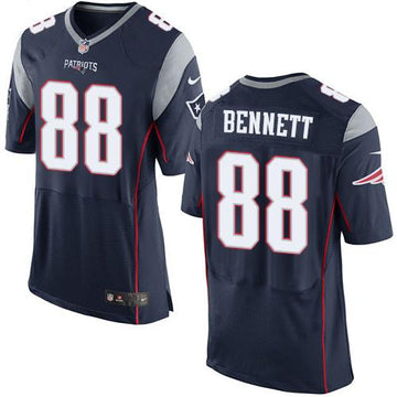 Martellus Bennett New England Patriots navy Elite jersey