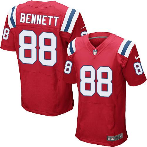 Martellus Bennett New England Patriots red Elite jersey