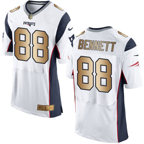 Martellus Bennett New England Patriots white Elite jersey