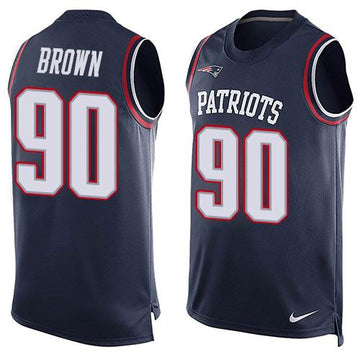 Malcom Brown New England Patriots navy jersey
