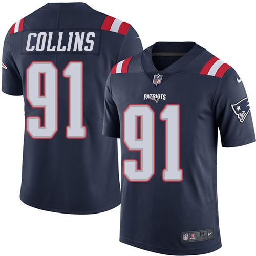 Jamie Collins New England Patriots navy jersey