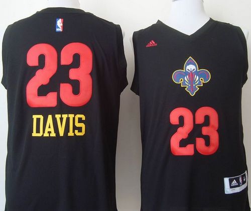 Anthony Davis New Orleans Pelicans black Fashion jersey