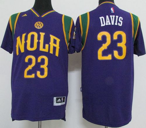 Anthony Davis New Orleans Pelicans purple jersey