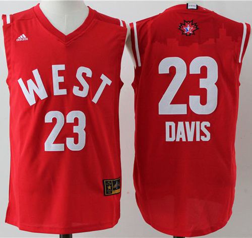 Anthony Davis New Orleans Pelicans red jersey