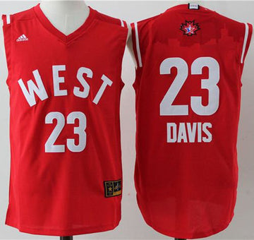 Anthony Davis New Orleans Pelicans red jersey