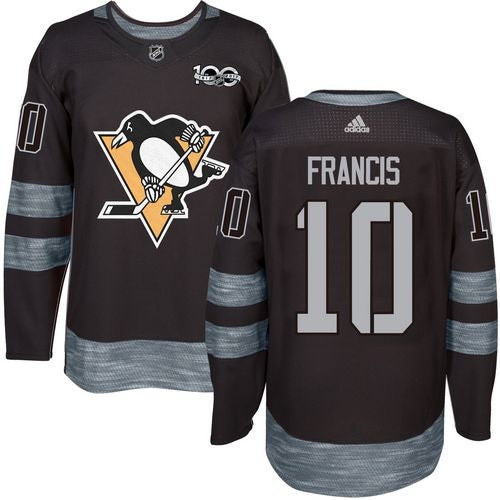 Ron Francis Pittsburgh Penguins black jersey