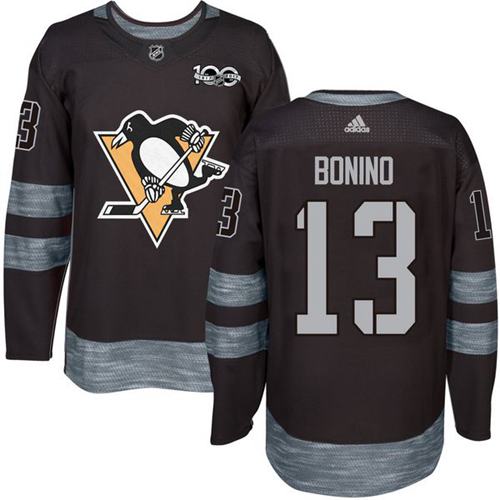 Nick Bonino Pittsburgh Penguins black jersey