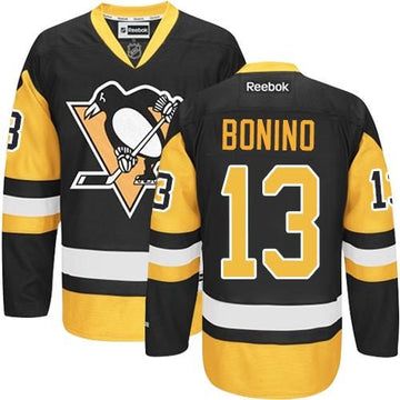 Nick Bonino Pittsburgh Penguins black Alternate jersey