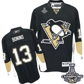 Nick Bonino Pittsburgh Penguins black Home jersey