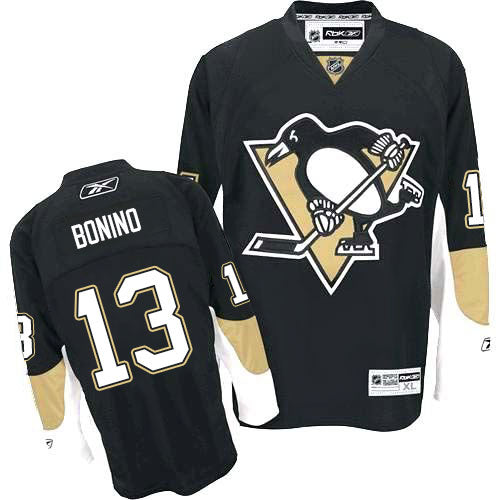 Nick Bonino Pittsburgh Penguins black Home jersey