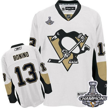 Nick Bonino Pittsburgh Penguins white jersey