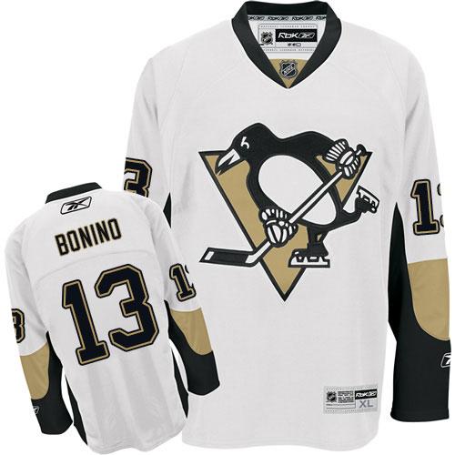 Nick Bonino Pittsburgh Penguins white jersey