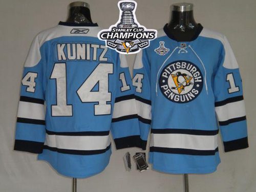 Chris Kunitz Pittsburgh Penguins blue jersey