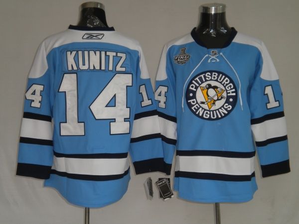 Chris Kunitz Pittsburgh Penguins blue jersey