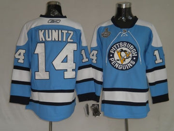 Chris Kunitz Pittsburgh Penguins blue jersey
