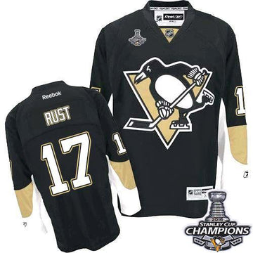 Bryan Rust Pittsburgh Penguins black Home jersey