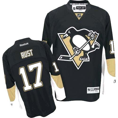 Bryan Rust Pittsburgh Penguins black Home jersey