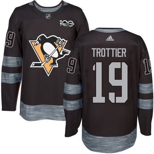 Bryan Trottier Pittsburgh Penguins black jersey