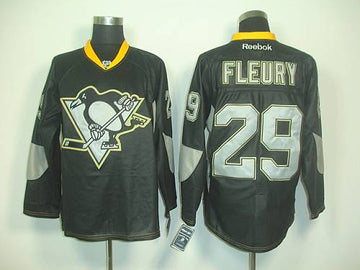 Andre Fleury Pittsburgh Penguins black jersey
