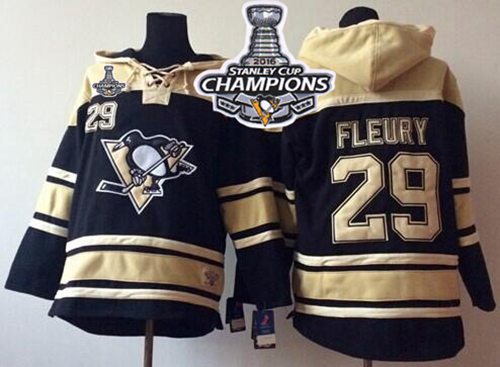 Andre Fleury Pittsburgh Penguins black jersey