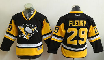 Marc-Andre Fleury Pittsburgh Penguins black Alternate jersey