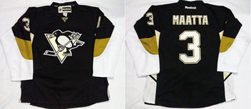 Olli Maatta Pittsburgh Penguins black Home jersey