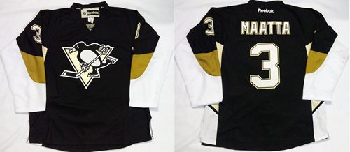 Olli Maatta Pittsburgh Penguins black Home jersey