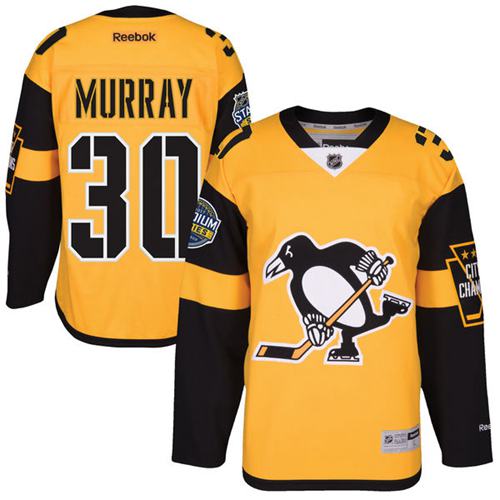 Matt Murray Pittsburgh Penguins gold Stadium Series jersey
