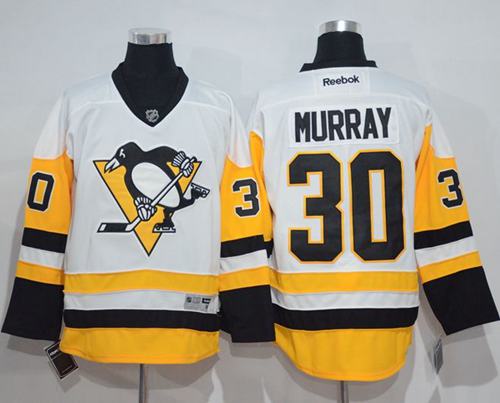 Matt Murray Pittsburgh Penguins white Away jersey