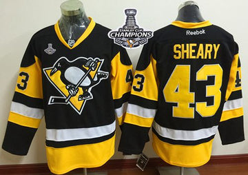 Conor Sheary Pittsburgh Penguins black Alternate jersey