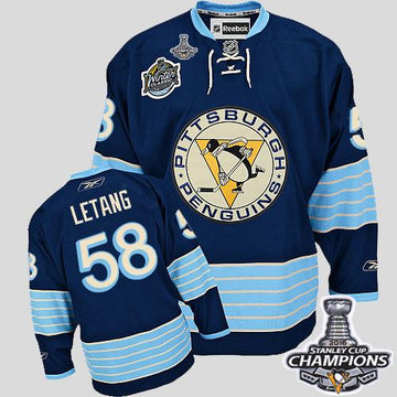 Kris Letang Pittsburgh Penguins blue Winter Classic jersey