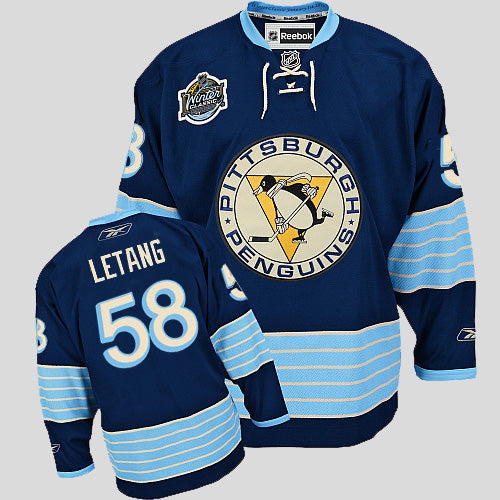 Kris Letang Pittsburgh Penguins blue Winter Classic jersey