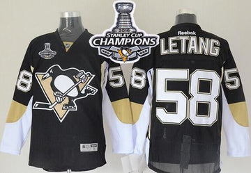 Kris Letang Pittsburgh Penguins black jersey