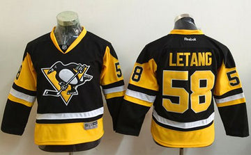 Kris Letang Pittsburgh Penguins black Alternate jersey