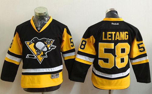 Kris Letang Pittsburgh Penguins black Alternate jersey