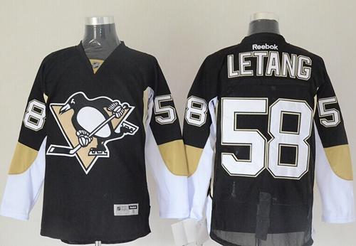 Kris Letang Pittsburgh Penguins black jersey