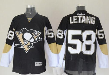 Kris Letang Pittsburgh Penguins black jersey