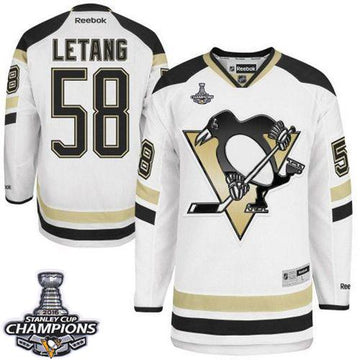 Kris Letang Pittsburgh Penguins white Stadium Series jersey