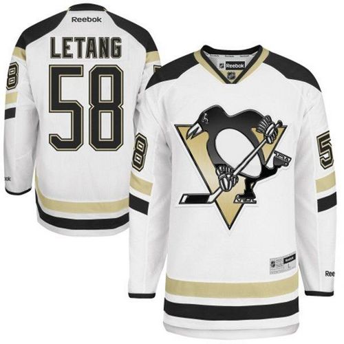 Kris Letang Pittsburgh Penguins white Stadium Series jersey
