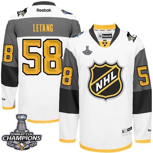 Kris Letang Pittsburgh Penguins white jersey