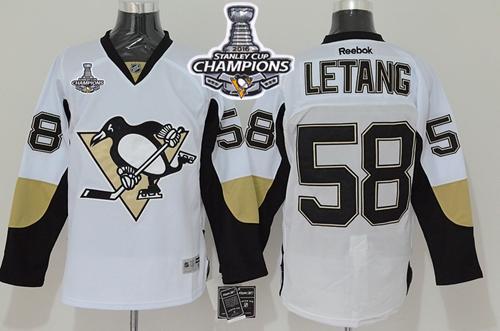 Kris Letang Pittsburgh Penguins white jersey