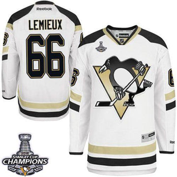 Mario Lemieux Pittsburgh Penguins white Stadium Series jersey