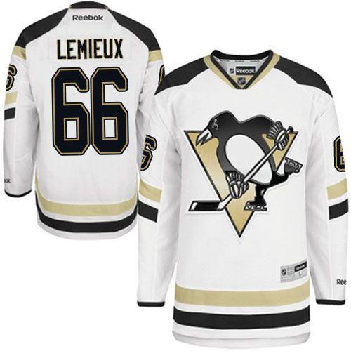 Mario Lemieux Pittsburgh Penguins white Stadium Series jersey