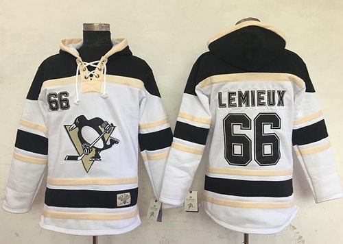 Mario Lemieux Pittsburgh Penguins white jersey