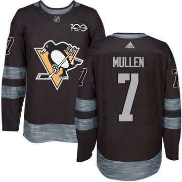 Joe Mullen Pittsburgh Penguins black jersey