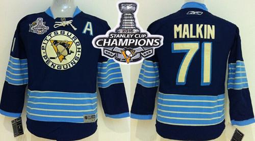 Evgeni Malkin Pittsburgh Penguins blue Winter Classic jersey