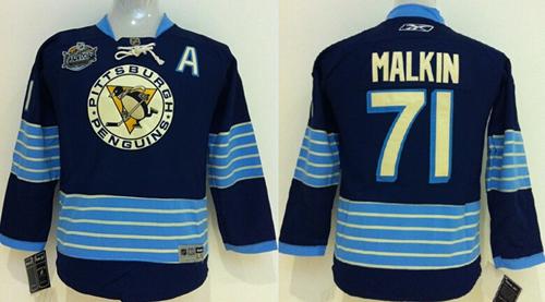Evgeni Malkin Pittsburgh Penguins blue Winter Classic jersey