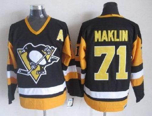Evgeni Malkin Pittsburgh Penguins black Throwback jersey