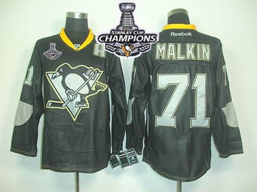 Evgeni Malkin Pittsburgh Penguins black jersey