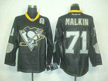 Evgeni Malkin Pittsburgh Penguins black jersey